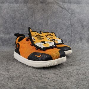 Nike Shoes Kids 7 Sneakers KD 11 Little Big Cats Slip On Toddler Orange Black